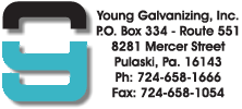 Young Galvanizing, Inc., Provider of hot dip galvanizing of steel products.